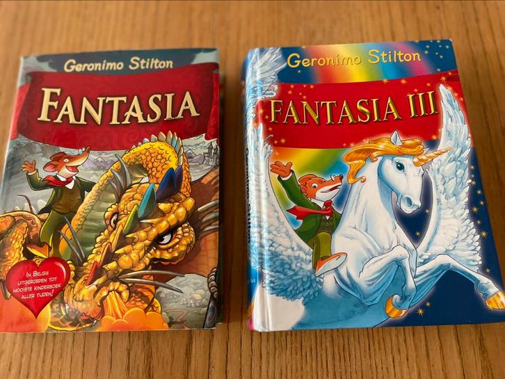 Geronimo Stilton - Fantasia deel 1 en 3, Boeken, Kinderboeken | Jeugd | onder 10 jaar, Zo goed als nieuw, Ophalen of Verzenden