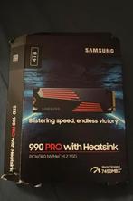Samsung 990 PRO 4TB SSD met Koellichaam - Nieuwstaat, Computers en Software, Harde schijven, Ophalen of Verzenden, Zo goed als nieuw