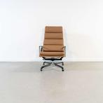 1x Vitra 222 Fauteuil Softpad Camel – Chroom, Huis en Inrichting, Niet ingevuld, Niet ingevuld, Nieuw, 75 tot 100 cm