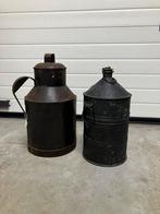 Oude kannen metaal, Antiek en Kunst, Curiosa en Brocante, Ophalen