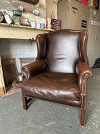 Fantastisch mooie chesterfield Oorfauteuil, Ophalen, Gebruikt, 50 tot 75 cm, Engelse styl