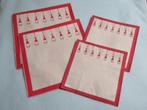 2 x 2 Zweedse kerstservetten met jultomtar NIEUW, Diversen, Kerst, Ophalen of Verzenden, Nieuw
