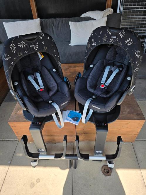 Complete tweelingset 2x Maxi-cosi Pebble Pro i-Size, Kinderen en Baby's, Autostoeltjes, Gebruikt, Maxi-Cosi, 0 t/m 13 kg, Isofix