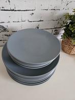 Ikea Borden Set: 6 Ontbijt & 8 Diner Borden, Ophalen, Gebruikt, Porselein of Keramiek, Schaal