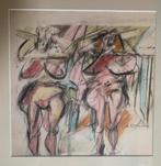 Willem de Kooning 1904 - 1997 Litho Deux Femmes Sauvages, Antiek en Kunst, Ophalen of Verzenden