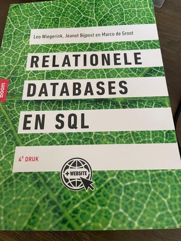 Relationele databases en SQL-Wiegerink, Bijpost en De Groot beschikbaar voor biedingen