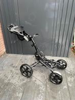 Clicgear 8+ golf trolley zwart, Ophalen of Verzenden, Gebruikt, Golfkar