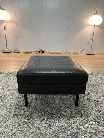 NIEUWSTAAT Bolia Hocker Bruin Leer met Opbergruimte NP: €1k beschikbaar voor biedingen