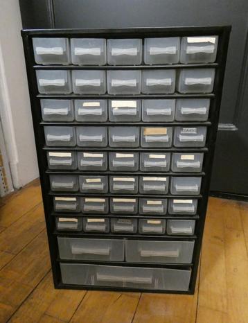 Stalen laden kast met 43 lades Zwarte Uitvoering beschikbaar voor biedingen