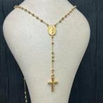14k gouden rozenkrans ketting nieuw Italy, Sieraden, Tassen en Uiterlijk, Kettingen, Ophalen of Verzenden, Nieuw, Goud
