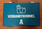 Lege blauwe verbandkoffer incl. wandbeugel, Ophalen of Verzenden, Gebruikt
