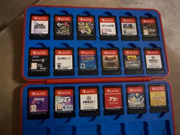 Nintendo Switch 18 spellen met Mario of Pokemon Hoes beschikbaar voor biedingen