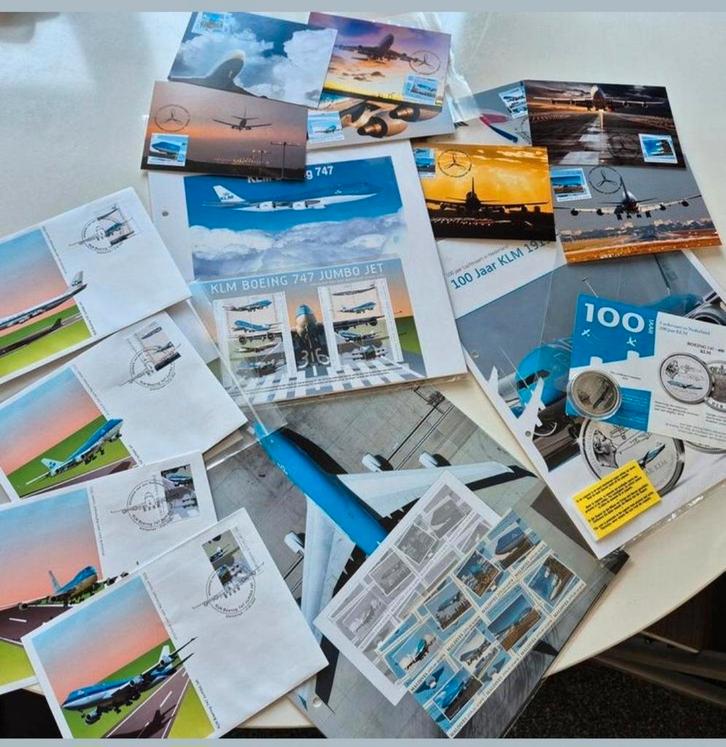 KLM Postzegelsets en aanvullingen en munt, Verzamelen, Luchtvaart en Vliegtuigspotten, Nieuw, Overige typen, Ophalen of Verzenden