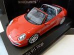 Minichamps Porsche 911 991 Targa 4S 2013 1:43 Rood 410062440, Hobby en Vrije tijd, Modelauto's | 1:43, Nieuw, Ophalen of Verzenden