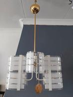 vintage hanglamp Profili futura 24 kt verguld muranoglas, Ophalen of Verzenden, Gebruikt, Glas, Minder dan 50 cm