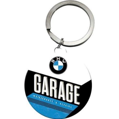 BMW garage repairs reclame sleutelhanger van metaal, Verzamelen, Automerken, Motoren en Formule 1, Nieuw, Ophalen of Verzenden