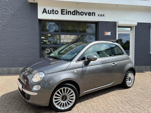 Fiat 500 1.2 Cabrio 2012,Airco,Leder,Orig NL auto NU €8995,-, Auto's, Fiat, Bedrijf, Te koop, Airbags, Airconditioning, Alarm