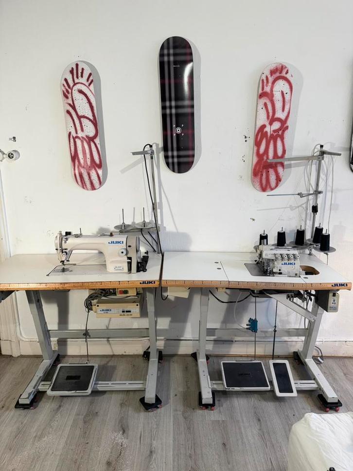 Juki DDL 8700-7 + Juki MO 6700 Echte kwaliteit!, Hobby en Vrije tijd, Naaimachines en Toebehoren, Zo goed als nieuw, Naaimachine