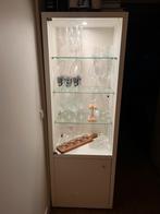 Vitrinekast inclusief verlichting, Huis en Inrichting, Kasten | Vitrinekasten, Ophalen, Met deur(en), 50 tot 100 cm, Zo goed als nieuw