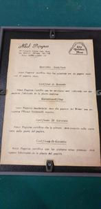 tekening nout papyrus met certificaat, Ophalen of Verzenden, 'T Olde Gre-j, Info@toldegrej.nl, Endepoelstraat 20f Didam