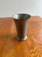 Tinnen vaasje / beker 14 cm hoog, Antiek en Kunst, Ophalen