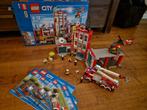 Lego City brandweerkazerne 60110 - Zo goed als compleet, Ophalen of Verzenden, Zo goed als nieuw, Complete set, Lego
