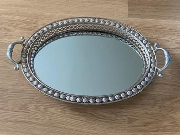 Oosterse Schaal met Spiegel - SpiegelDienblad SpiegelTray beschikbaar voor biedingen