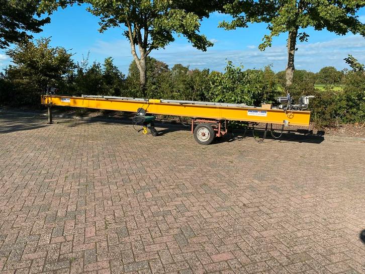 Bovenloopkraan / Onderhangkraan 2 Ton, Doe-het-zelf en Verbouw, Lieren en Takels, Zo goed als nieuw, Ophalen