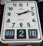 Klok grote retro space age commodoor datum klok, Ophalen of Verzenden