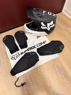 Fox Rampage Comp helm & Fox Enduro Pro beschermers, Overige maten, Ophalen of Verzenden, Zo goed als nieuw, Fox