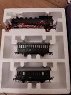 Piko stoomlocomotief en 2 wagons, Hobby en Vrije tijd, Modeltreinen | H0, Ophalen of Verzenden, Zo goed als nieuw, Gelijkstroom