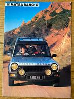 Talbot Matra - 1984 Model RANCHO, Ophalen of Verzenden, Zo goed als nieuw, Overige merken