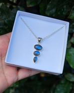 Labradoriet Ketting Azizi - Echt Zilver, Verzenden, Info@lavicollection.com, Nieuw, Hoofdstraat 18C