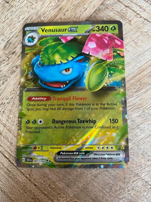 Venusaur EX Pokémonkaart Foil - Zeldzaam!, Hobby en Vrije tijd, Verzamelkaartspellen | Pokémon, Zo goed als nieuw, Losse kaart