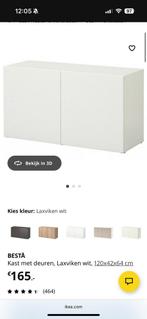 Besta kast met Laxviken deurtjes, Huis en Inrichting, Kasten | Overige, Ophalen, Zo goed als nieuw