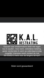 Serieuze Stratenmakers/oppermannen gezocht langere termijn!, Garantie, Tuinontwerp