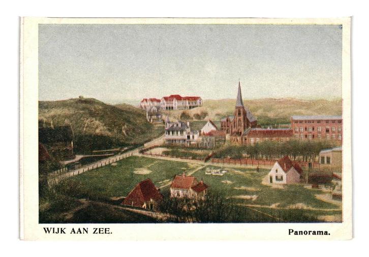 974534 Wijk aan Zee NH Panorama Prent Plaatje Niet Gelopen, Verzamelen, Ansichtkaarten | Nederland, Ongelopen, Noord-Holland, Ophalen of Verzenden