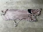 Beige roze vliegendeken met hals BR 125/175, Ophalen of Verzenden, Gebruikt, Deken