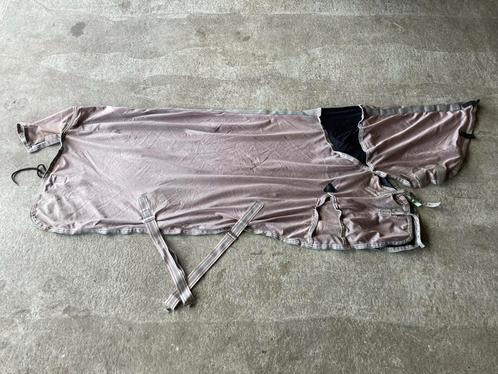 Beige roze vliegendeken met hals BR 125/175, Dieren en Toebehoren, Paarden en Pony's | Dekens en Dekjes, Gebruikt, Deken, Ophalen of Verzenden