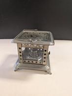 Antieke theelichthouder met brander, Ophalen of Verzenden