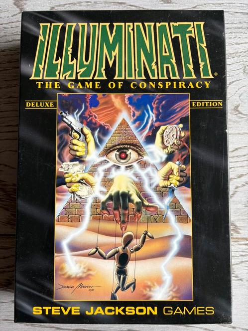Illuminati conspiracy kaartspel - Deluxe editie, Hobby en Vrije tijd, Gezelschapsspellen | Kaartspellen, Zo goed als nieuw, Ophalen of Verzenden