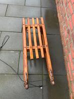 Houten slee, Ophalen, Gebruikt, Hout