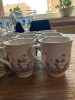 12 Koffiekopjes met Bloemenmotief, Ophalen of Verzenden, Zo goed als nieuw, Overige stijlen, Kop(pen) en/of Schotel(s)