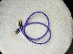 QED QUNEX 1  1m Interconnect met RCA's van Krescendo HiFi, Ophalen of Verzenden, Zo goed als nieuw, Minder dan 2 meter, Overige kabels