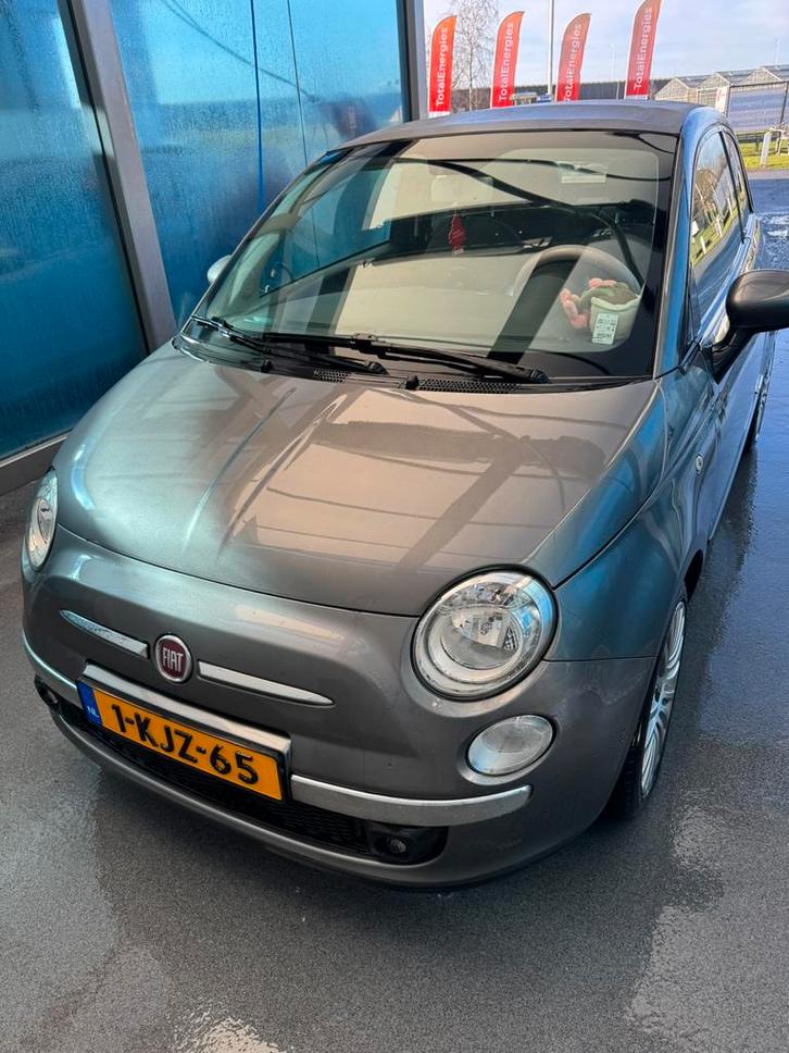 Fiat 500 0.8 Dualogic C 2013 Grijs Automaat, Auto's, Fiat, Particulier, ABS, Airbags, Centrale vergrendeling, Elektrische ramen