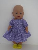 poppenkleertjes babypop born 43cm (zomersejurk ), Ophalen of Verzenden, Nieuw, Babypop