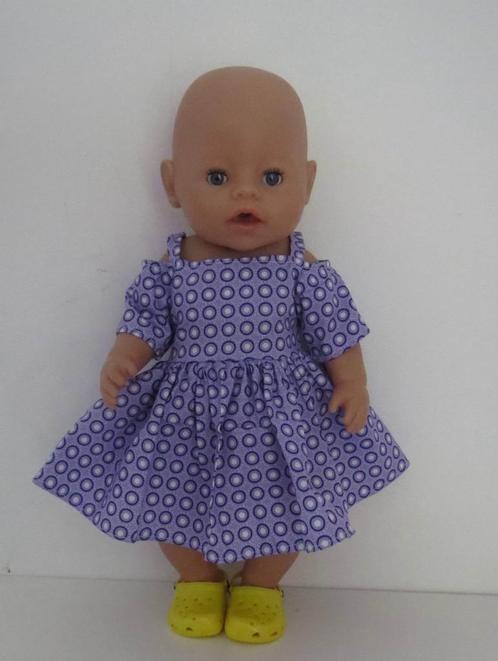 poppenkleertjes babypop born 43cm (zomersejurk ), Kinderen en Baby's, Speelgoed | Poppen, Nieuw, Babypop, Ophalen of Verzenden