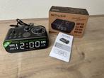 Muse M-18 CRB Dual Alarm Clock Radio zwart, Ophalen of Verzenden, Zo goed als nieuw, Digitaal