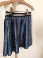 HEMA plissé rok / rokje, blauw/zwart/zilver, maat 134/140, Meisje, Ophalen of Verzenden, Zo goed als nieuw, Jurk of Rok