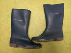 Blauwe Dunlop regenlaarzen mt 38, Gebruikt, Ophalen of Verzenden, Laarzen, Dames